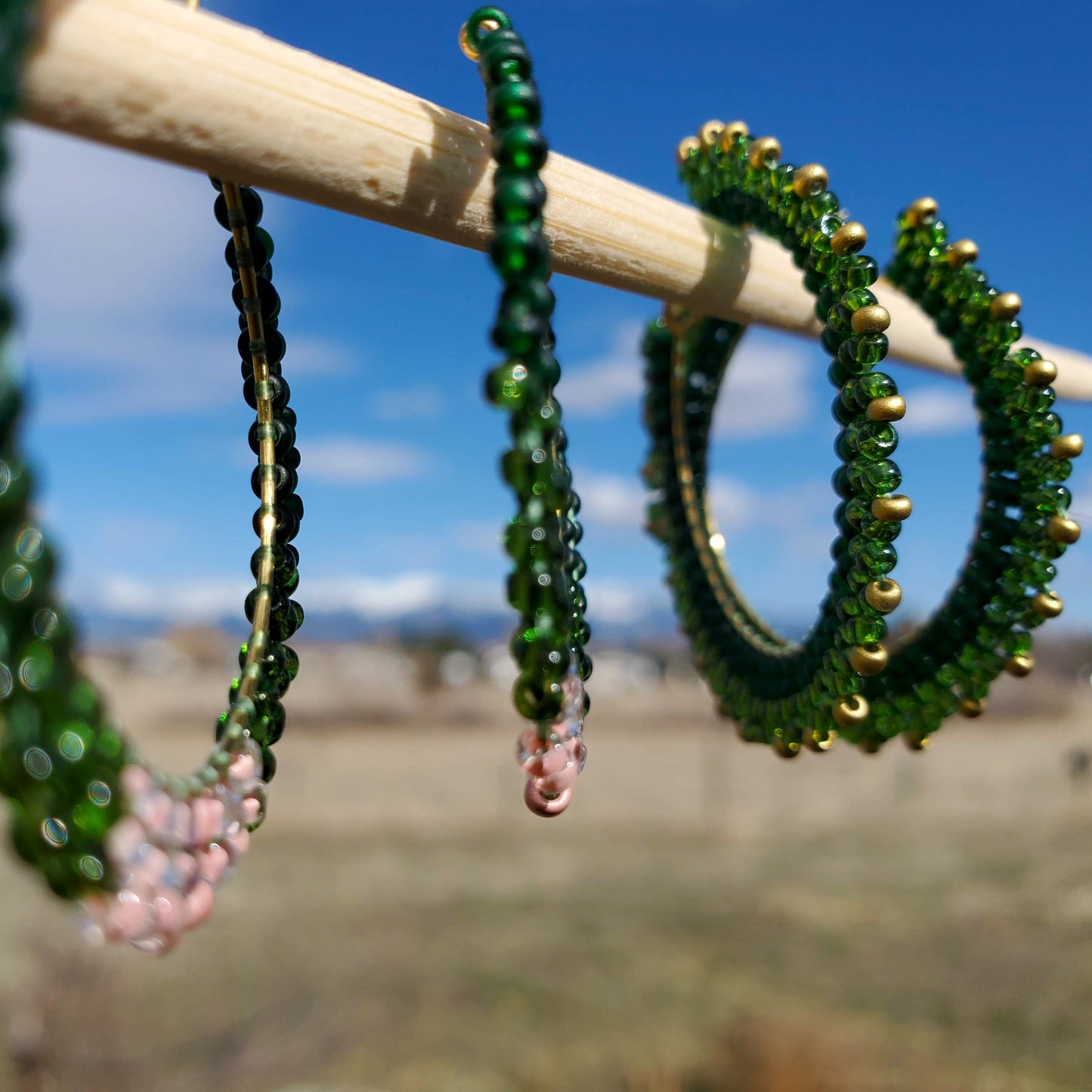 Evergreen Juliet and Lady Hoop Earrings