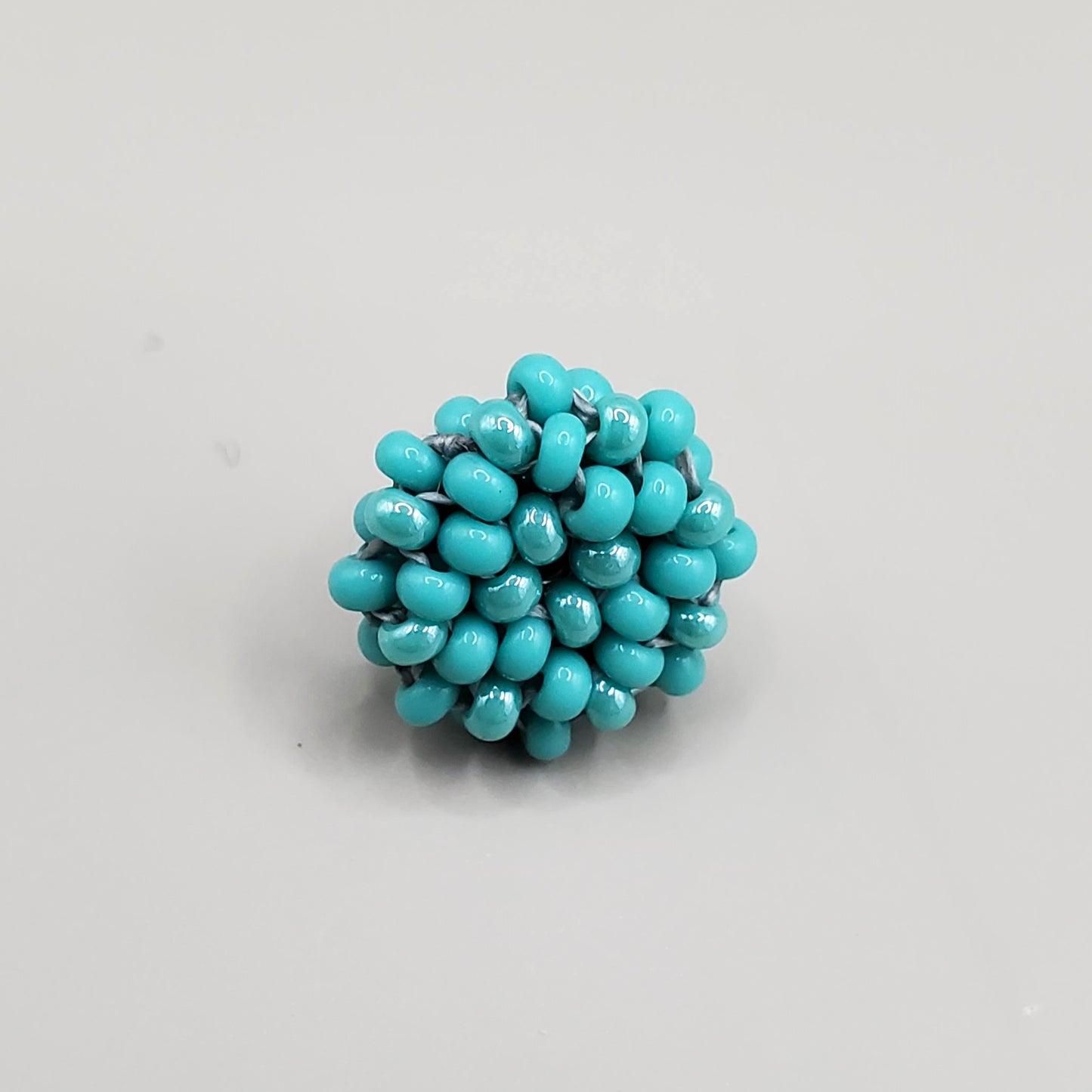 Custom Order: Handwoven Seed Bead Stud Earrings (The Hermia)