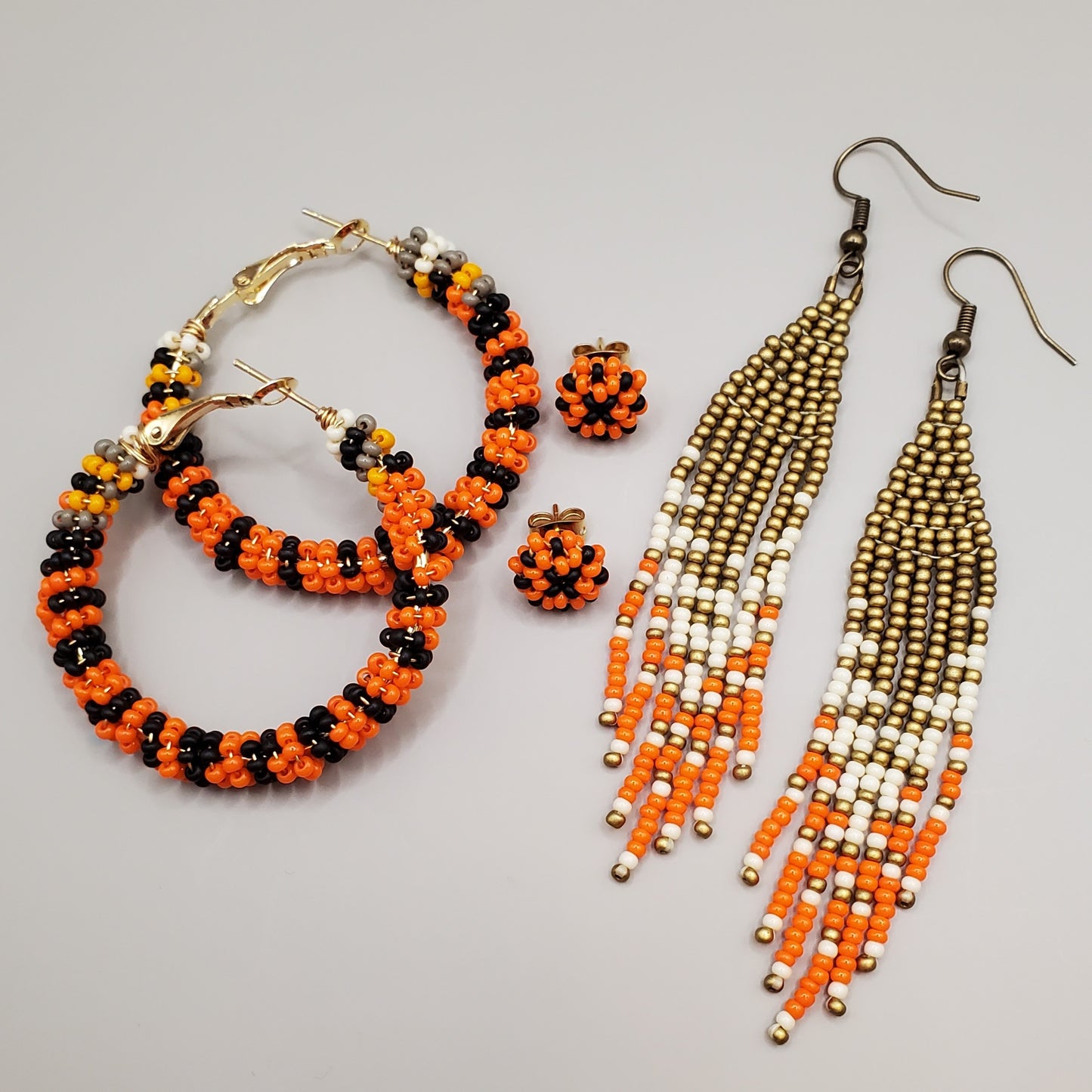 Tiger Fringe Earrings