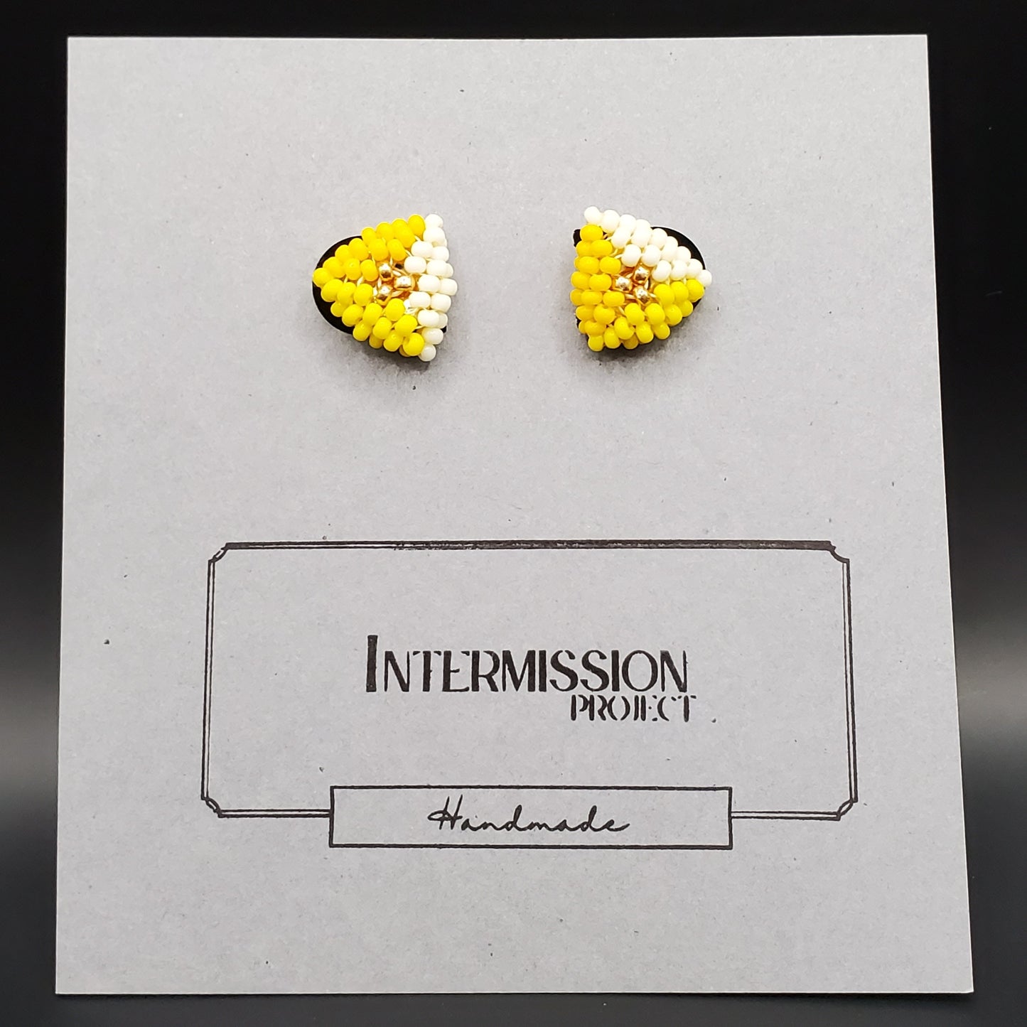 Sunshine Triangle Stud Earrings (The Olivia)