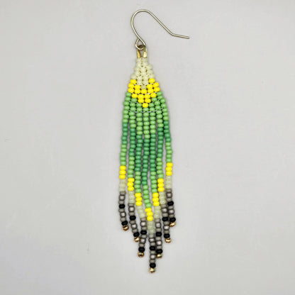 Budgie Feste Fringe Earrings