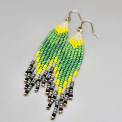 Budgie Feste Fringe Earrings