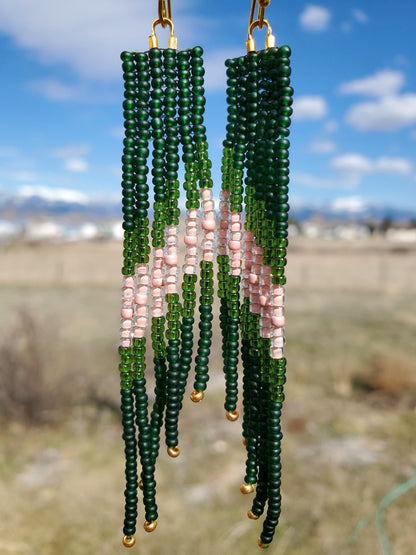 Evergreen Fringe Earrings