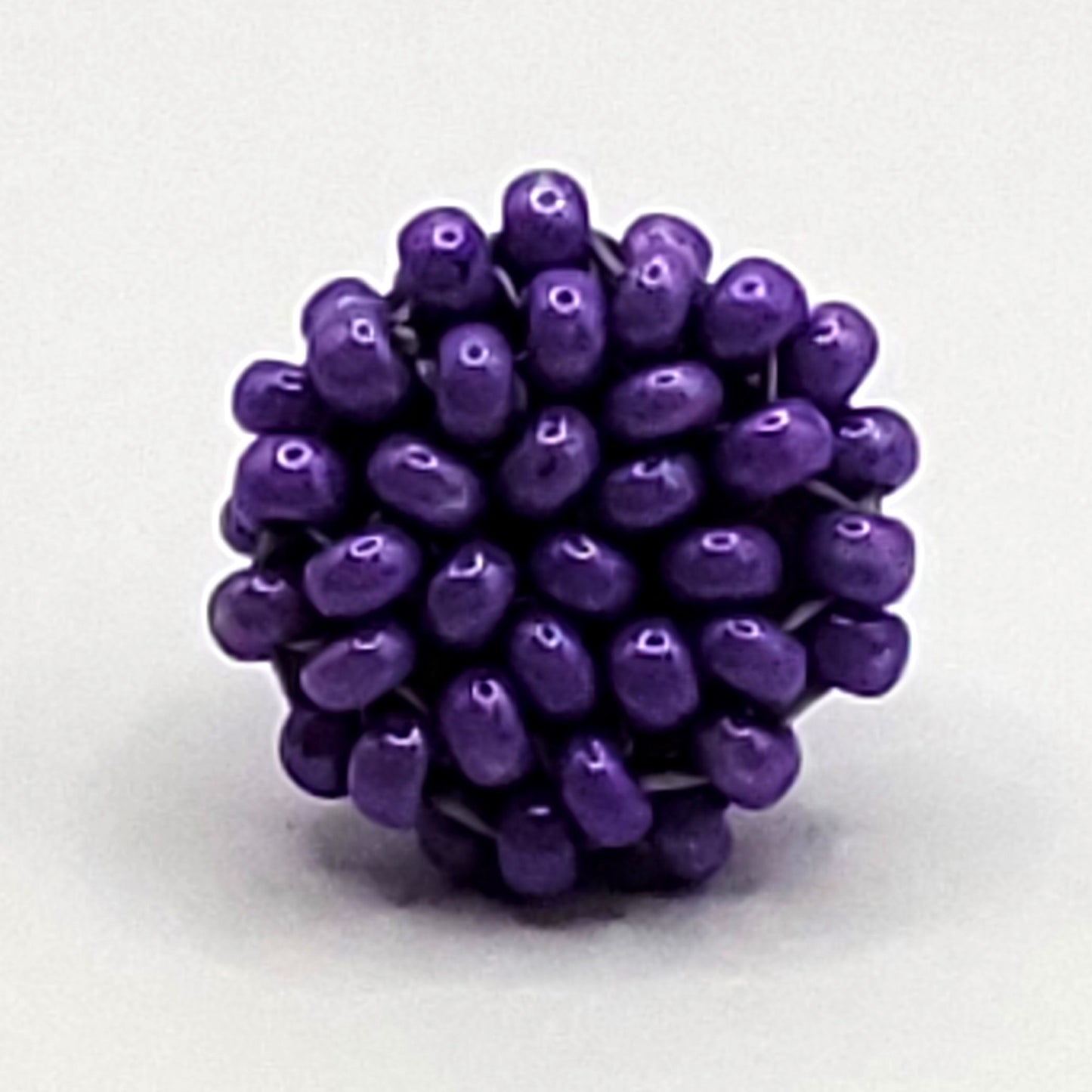 Custom Order: Handwoven Seed Bead Stud Earrings (The Hermia)