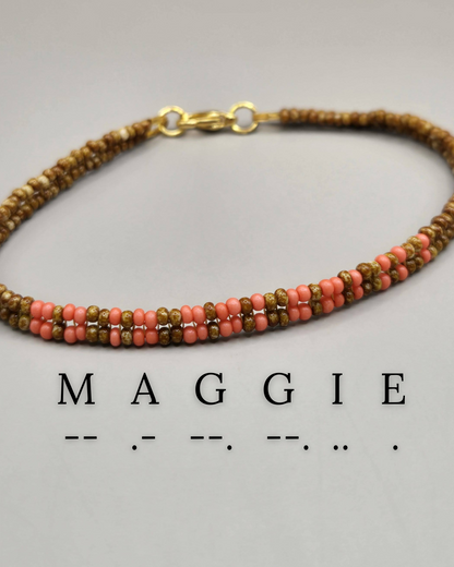 Custom Morse Code Bracelets