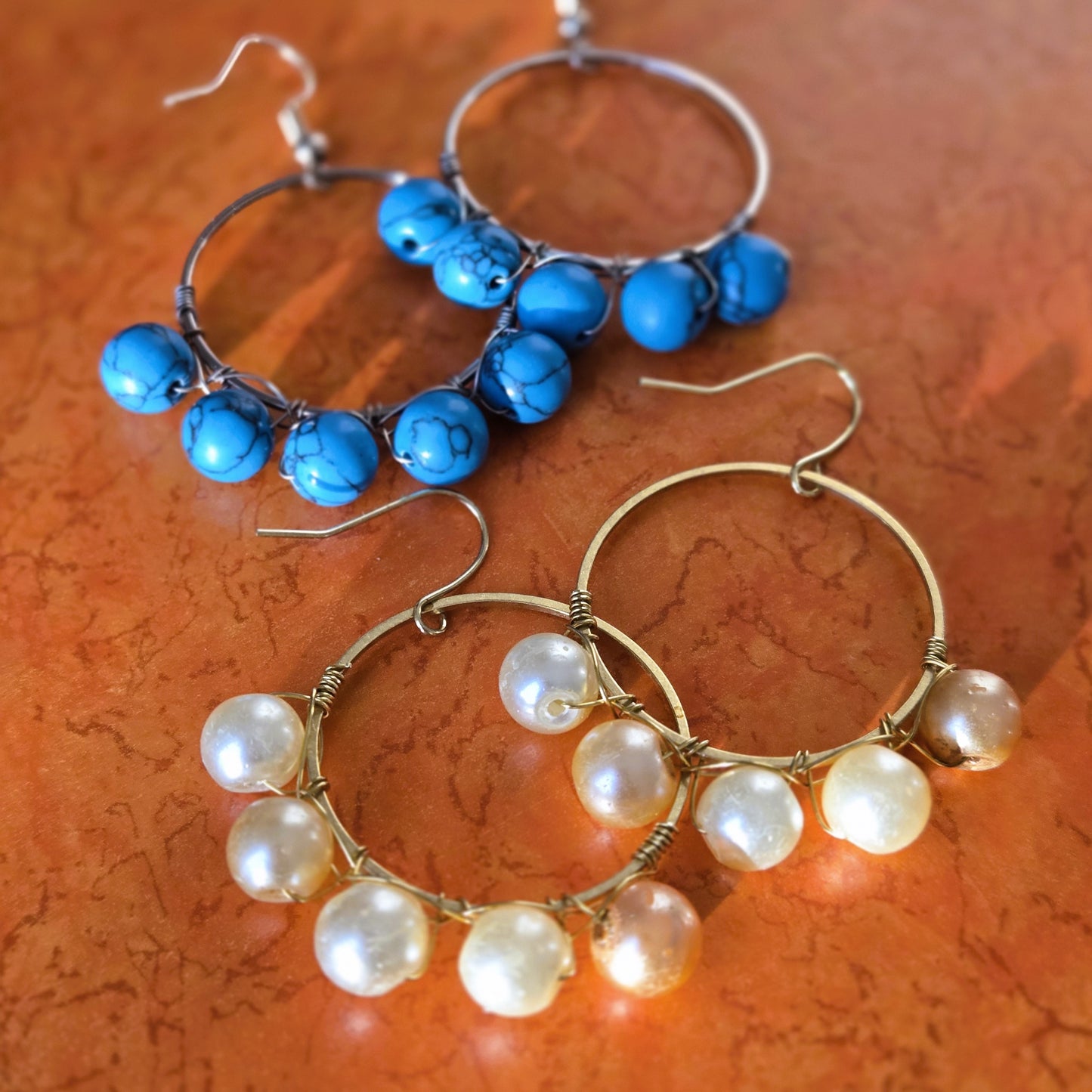 Pearl Orb Earrings