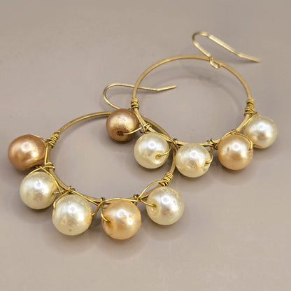 Pearl Orb Earrings