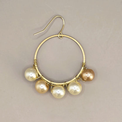 Pearl Orb Earrings