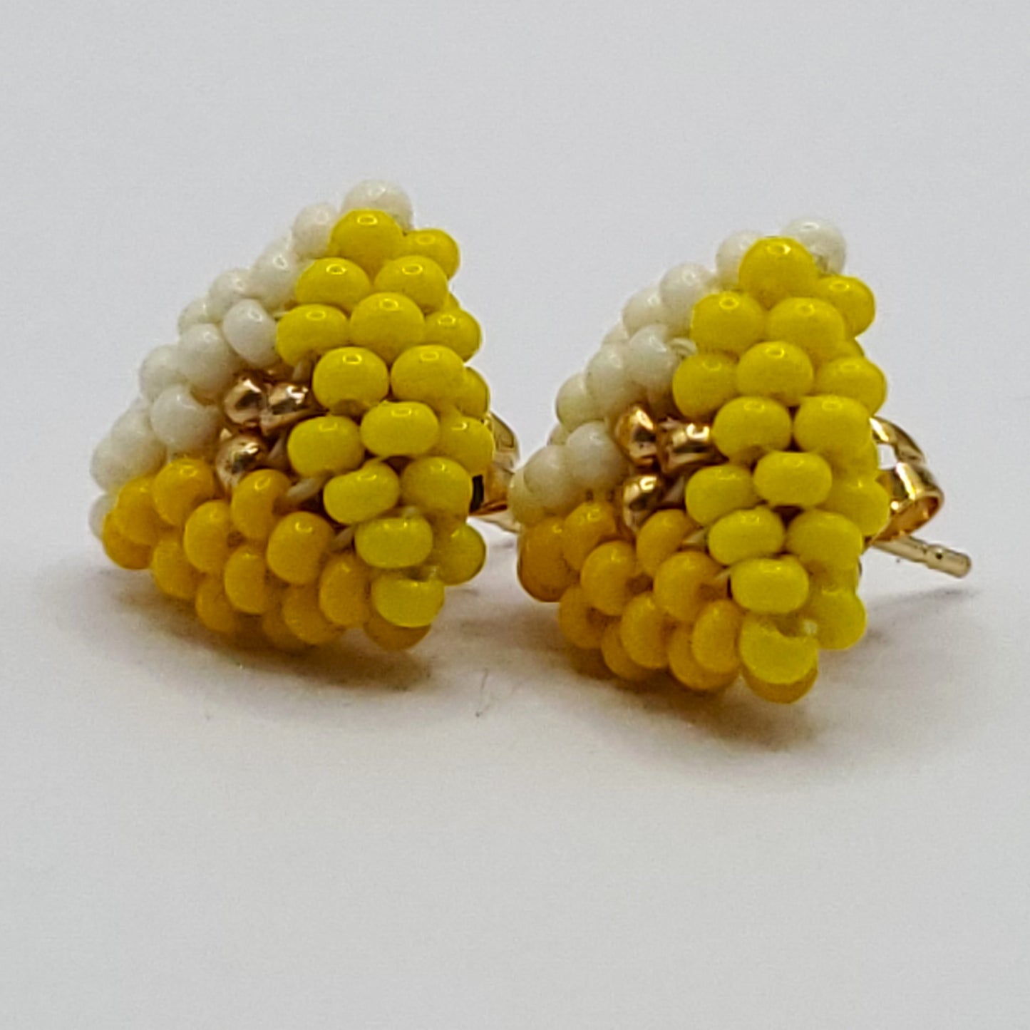 Sunshine Triangle Stud Earrings (The Olivia)