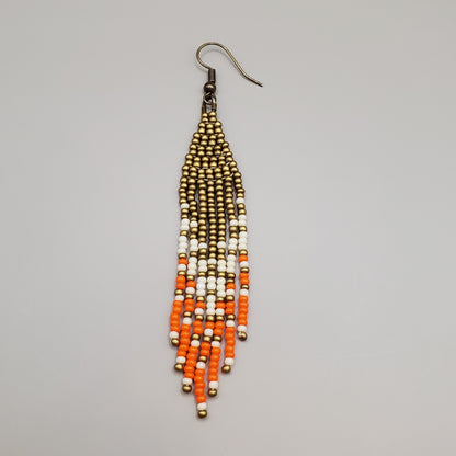 Tiger Fringe Earrings