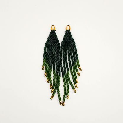 Evergreen Fringe Earrings